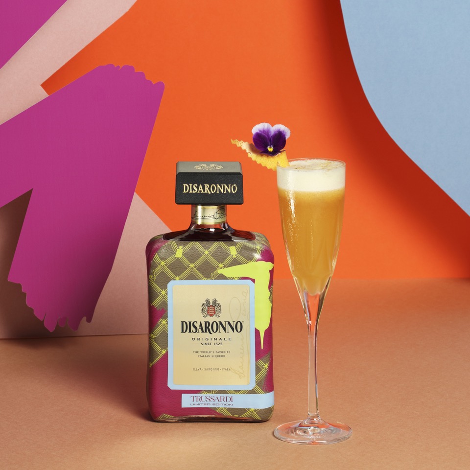 Disaronno wears Trussardi cocktail small