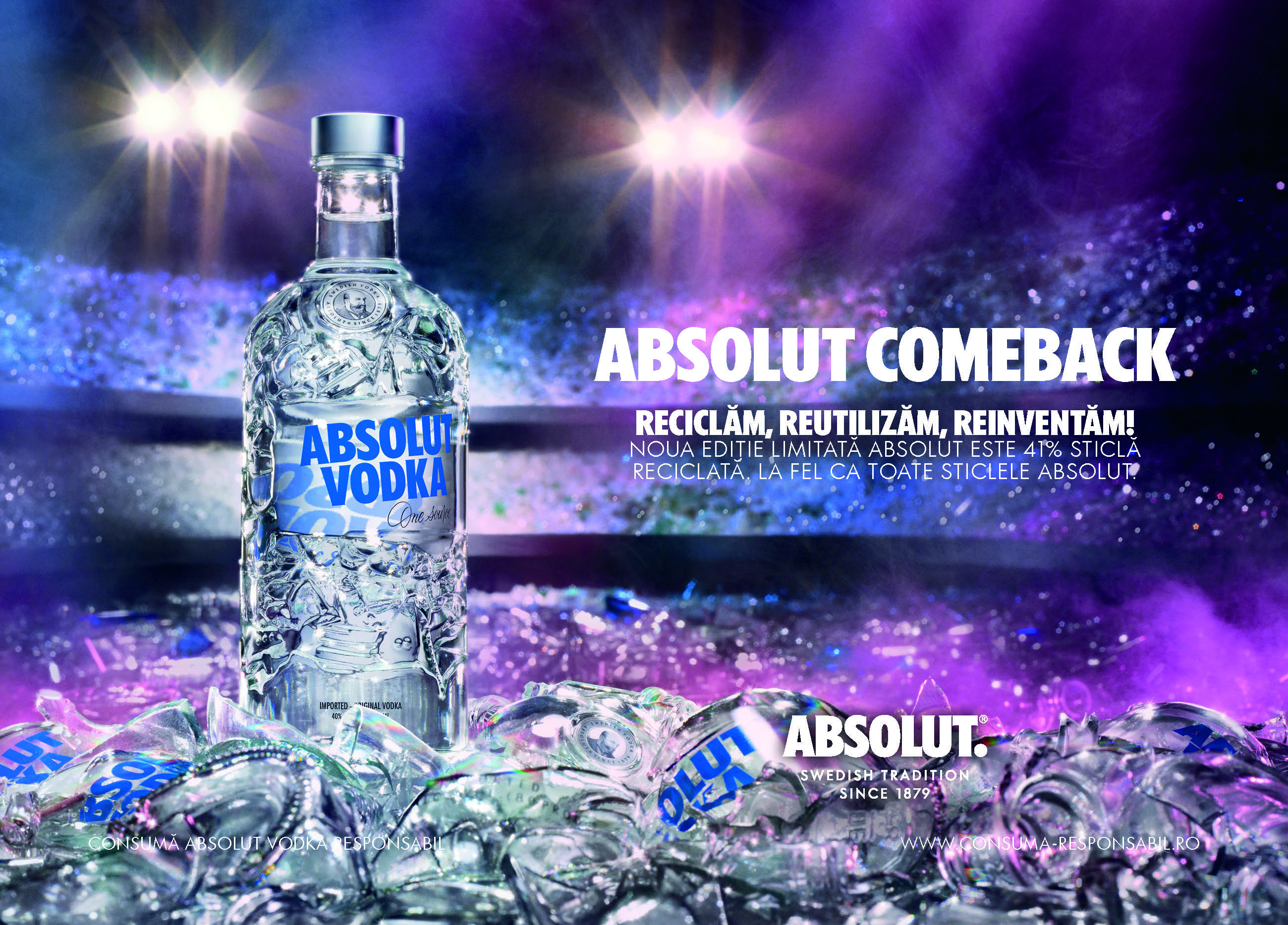 Absolut lansează noua ediție limitată Absolut Comeback