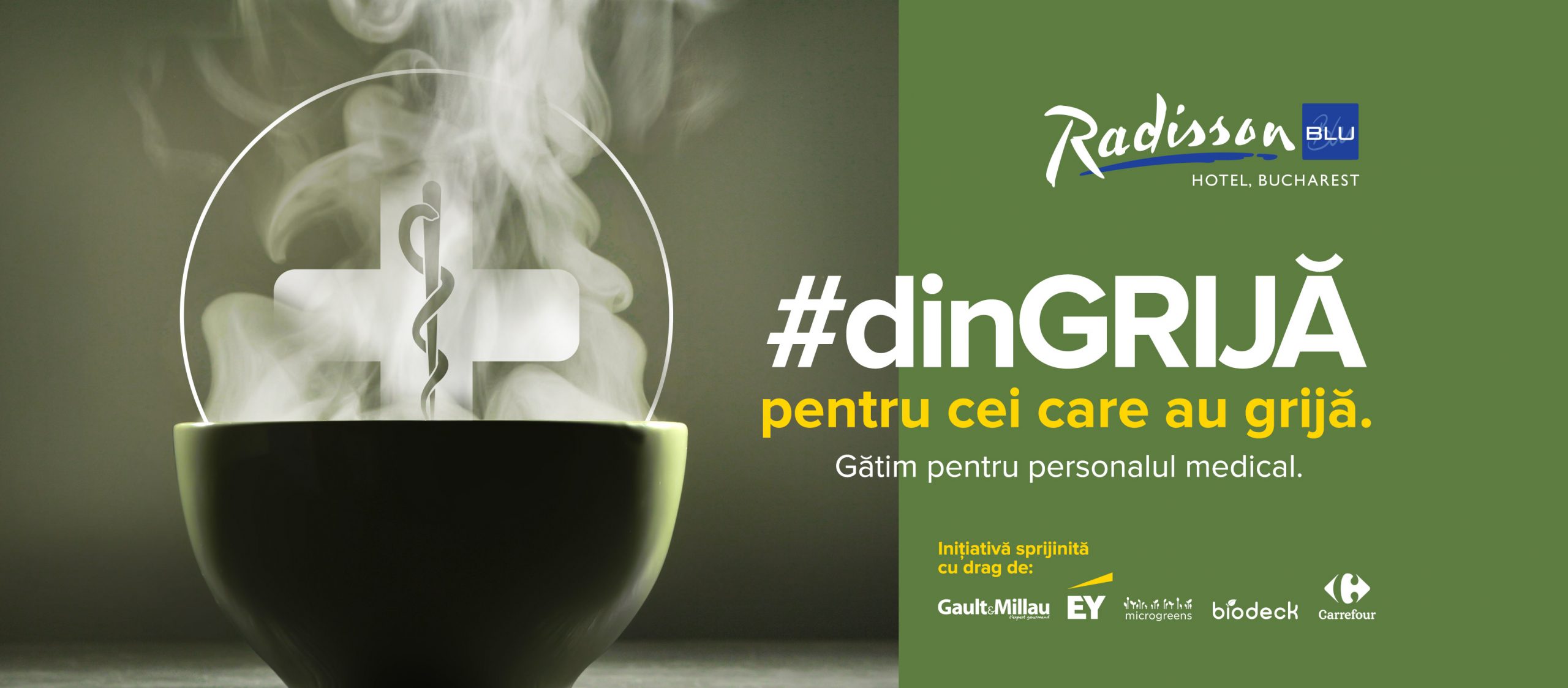 Hotelul Radisson Blu București continuă susținerea luptei împotriva COVID-19 prinț-o nouă donație suplimentară către alte doua spitale din Bucuresti si se alatura proiectului #dinGrijă