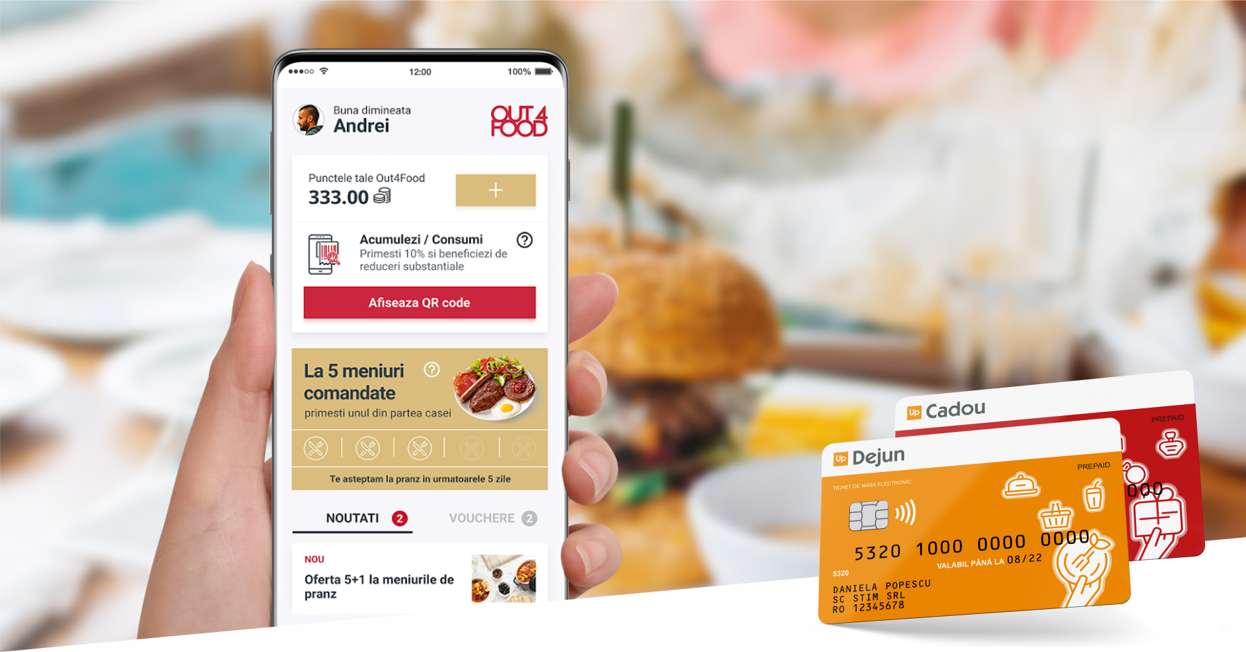 Up România și City Grill extind parteneriatul în privința folosirii cardurilor de beneficii