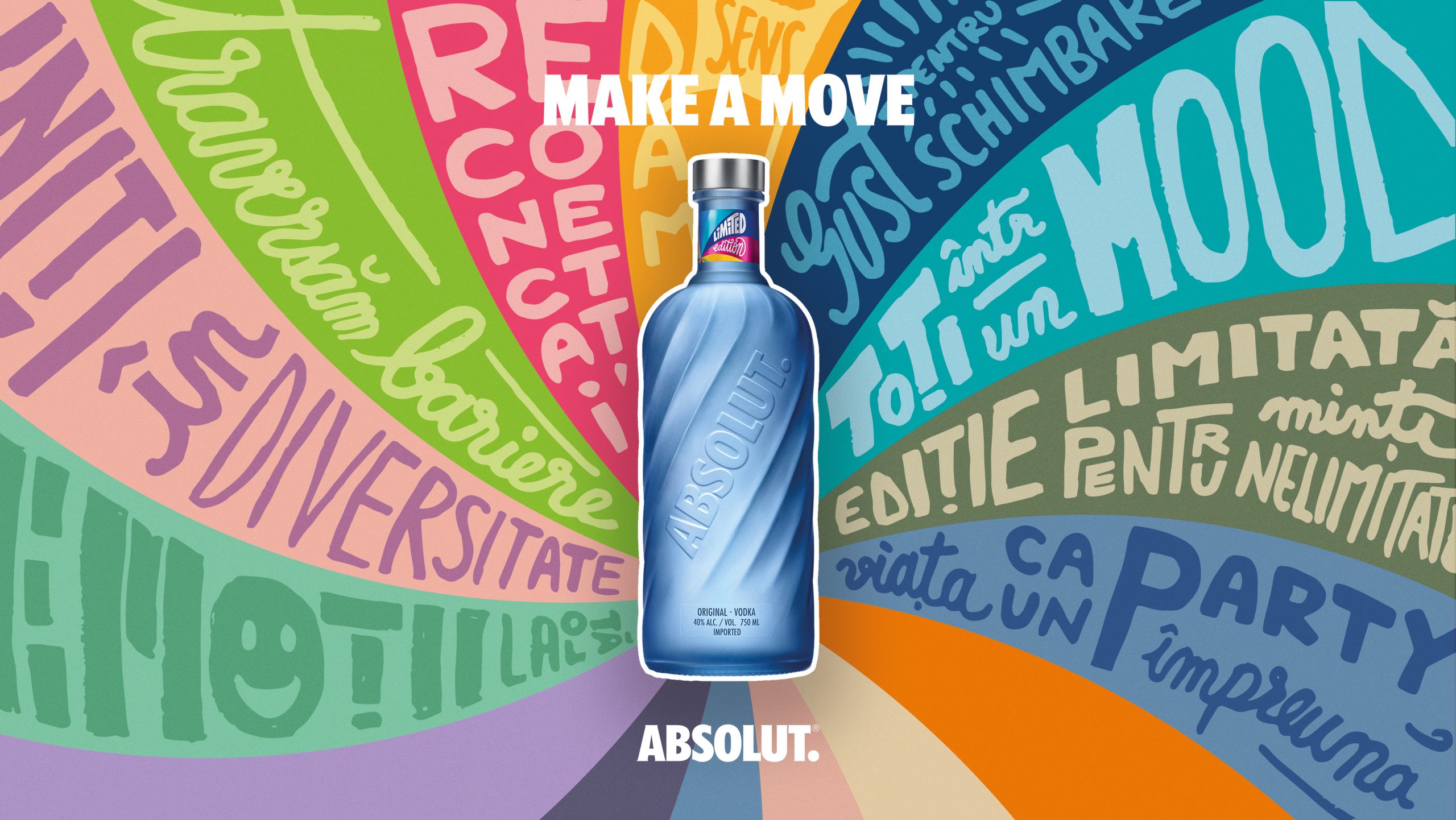 ABSOLUT PRIVEȘTE SPRE VIITOR CU NOUA CAMPANIE  MAKE A MOVE