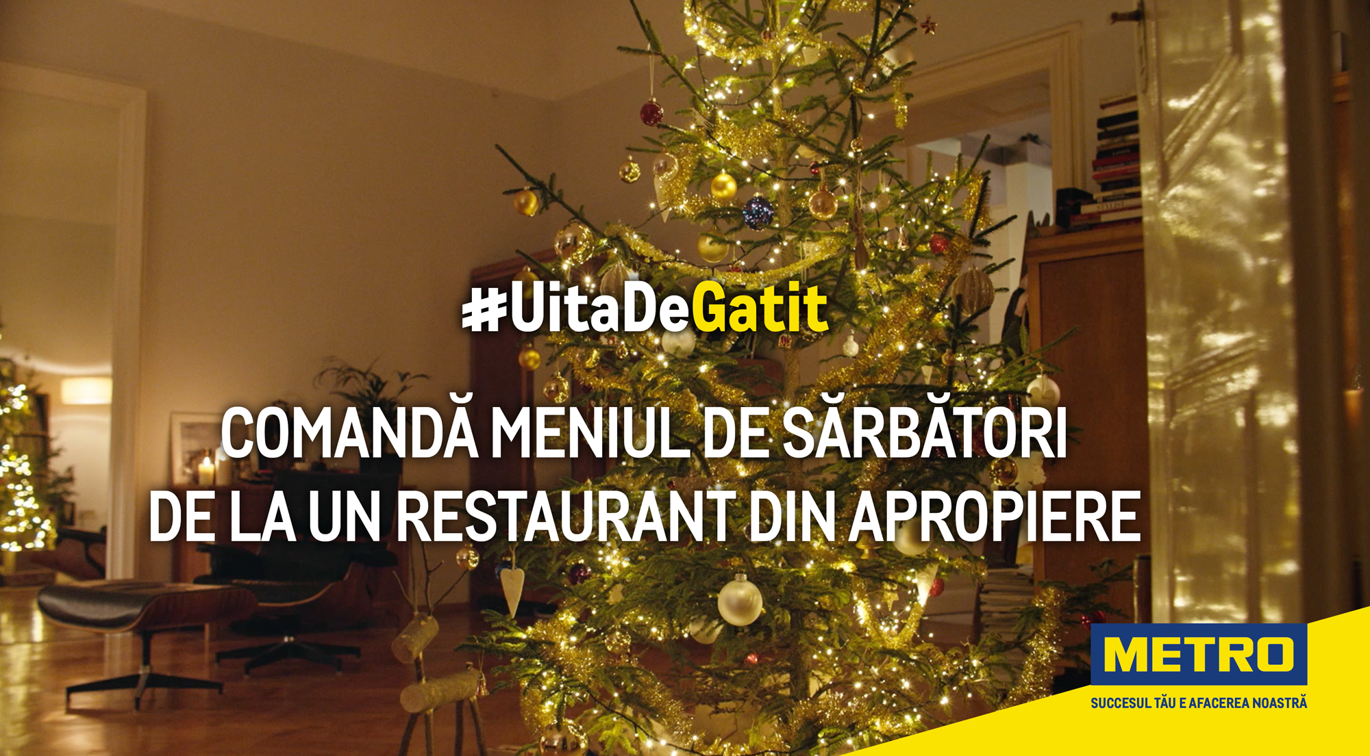 METRO susține antreprenorii din sectorul HoReCa prin noua campanie de Crăciun: „Uită de gătit”
