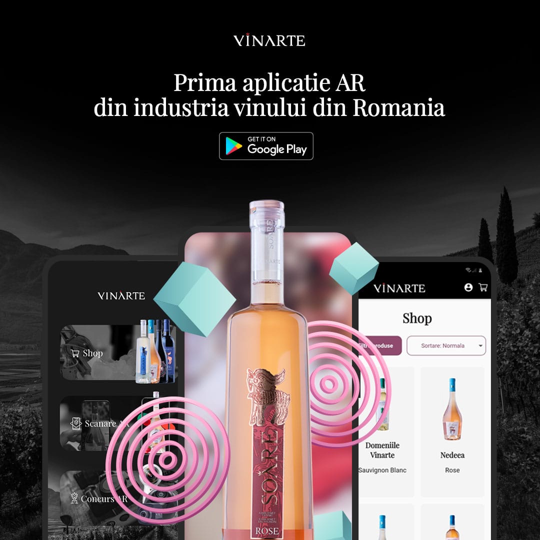 Crama Vinarte lansează aplicația mobilă de AR – Realitate Augmentată