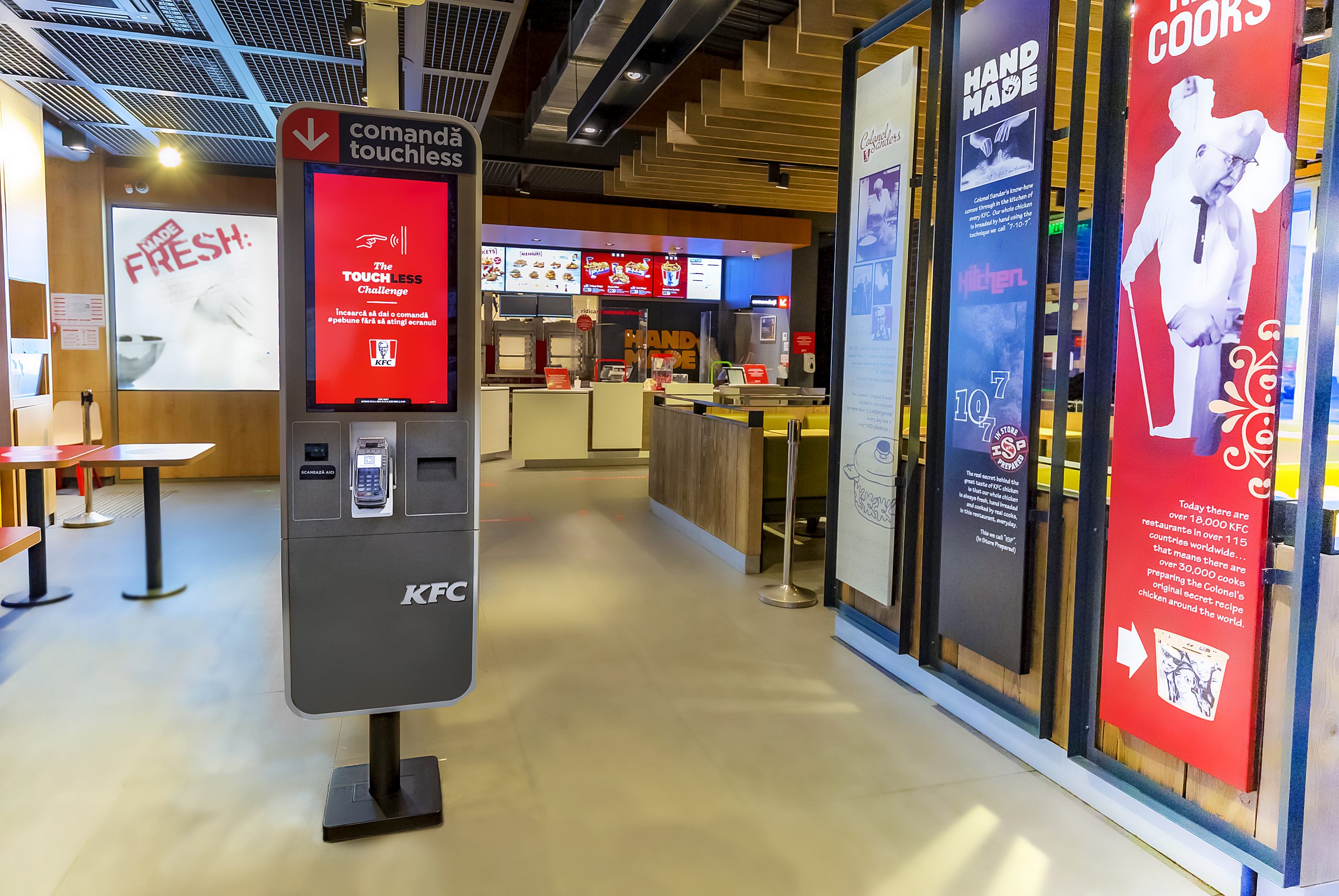 Experiență 100% touchless la KFC