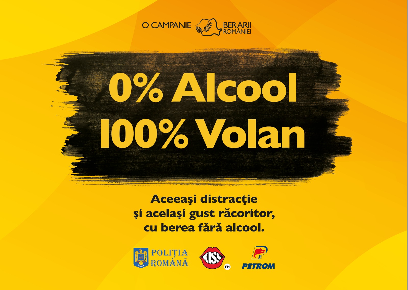 0% ALCOOL! 100% VOLAN!,  o campanie de prevenire a consumului de alcool în rândul conducătorilor auto