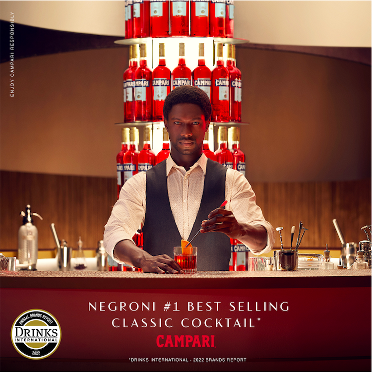 Negroni a devenit cel mai vândut cocktail clasic la nivel global, potrivit prestigiosului raport anual Drinks International – ediția 2022