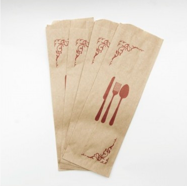 Pungi hartie pentru tacamuri de unica folosinta 7×25 cm