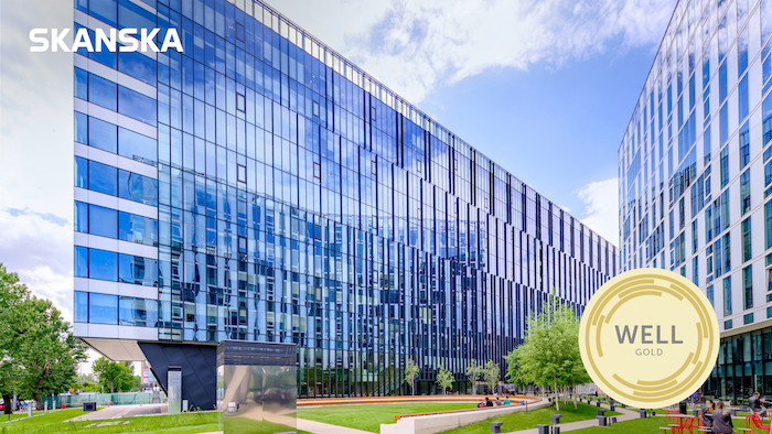 Un nou proiect dezvoltat de Skanska, Campus 6.2, primește certificarea WELL Core & Shell la nivel Gold