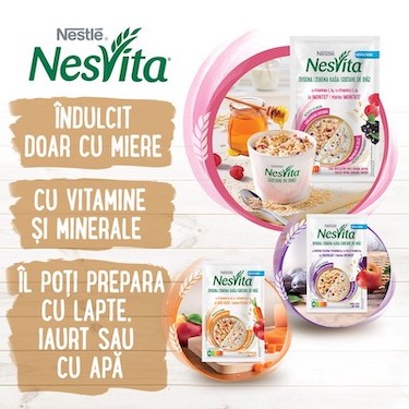 Nestlé lansează pe piața din România brandul NESVITA®, o gamă de produse care susțin un stil de viață sănătos