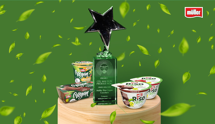 Müller Riso Vegan câștigă premiul “Cel mai bun produs nou” și demonstrează că dietele vegane pot fi delicioase