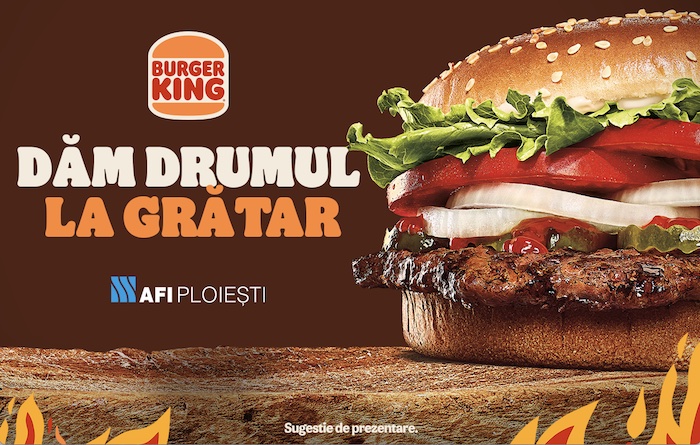 Burger King deschide pe 4 octombrie primul restaurant din Ploiești cu oferte speciale și surprize pe măsură