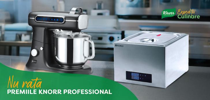 Câștigă echipamente profesionale și descoperă experiențele Expedițiilor Culinare Knorr!