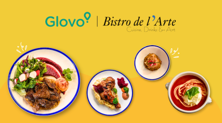 Glovo dezvoltă segmentul premium și anunță un parteneriat cu Bistro de l’Arte din Brașov, unul dintre cele mai recunoscute restaurante din lume