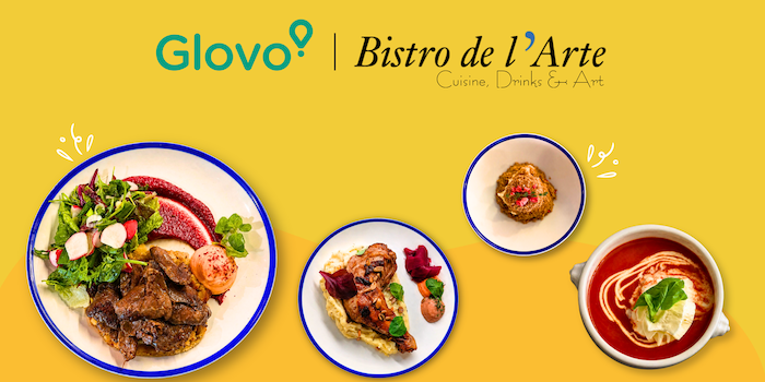 Glovo dezvoltă segmentul premium și anunță un parteneriat cu Bistro de l’Arte din Brașov, unul dintre cele mai recunoscute restaurante din lume